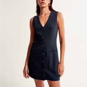 Abercrombie Vest Mini Dress in Navy